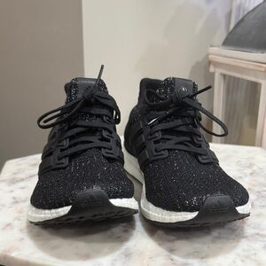 Adidas Women's Ultra Boost Black and White Shoes